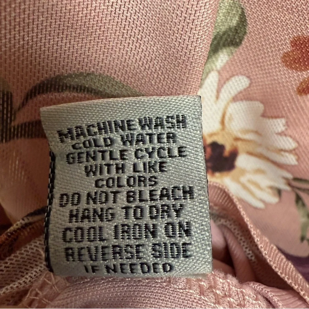 U for Justify Boho Floral Ruffle Off-the-Shoulder Mini Dress, Size Large - Picture 7 of 7